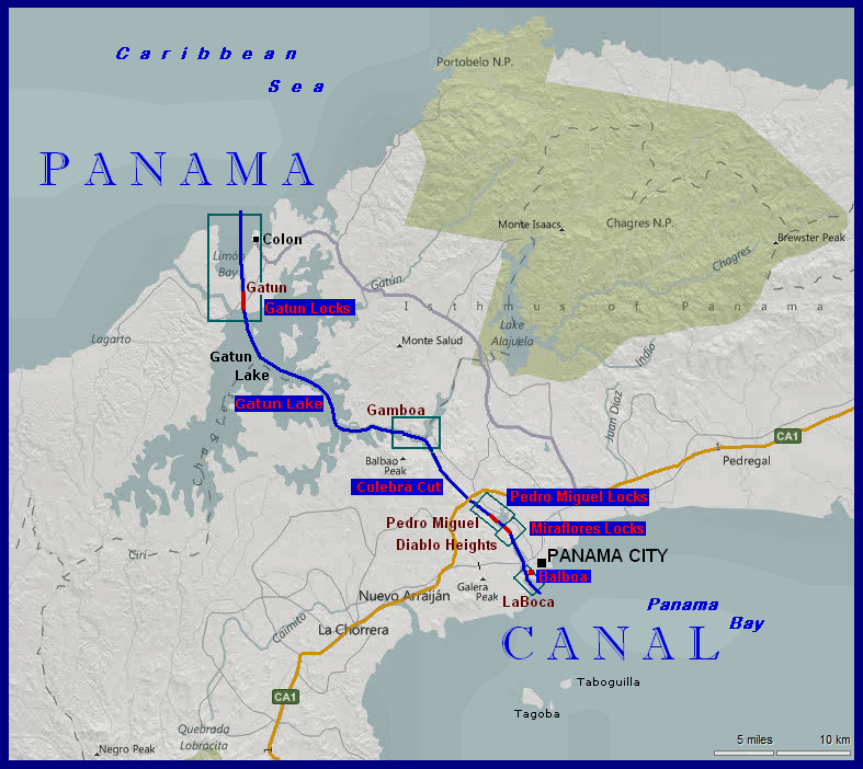 Panama map